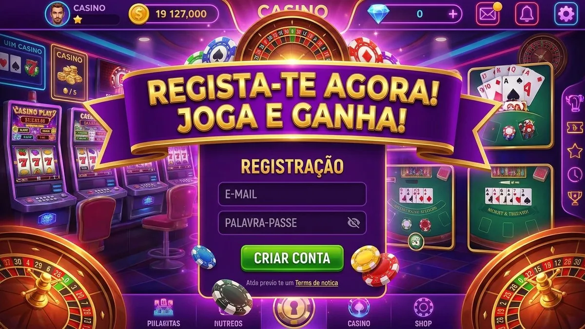 Registo com bónus